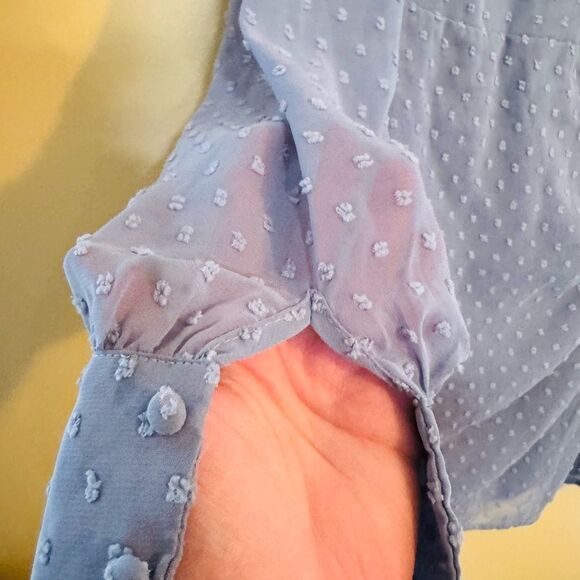 Lulu's Blue Ruched Tiered Sheath Dress - Picture 3 of 12